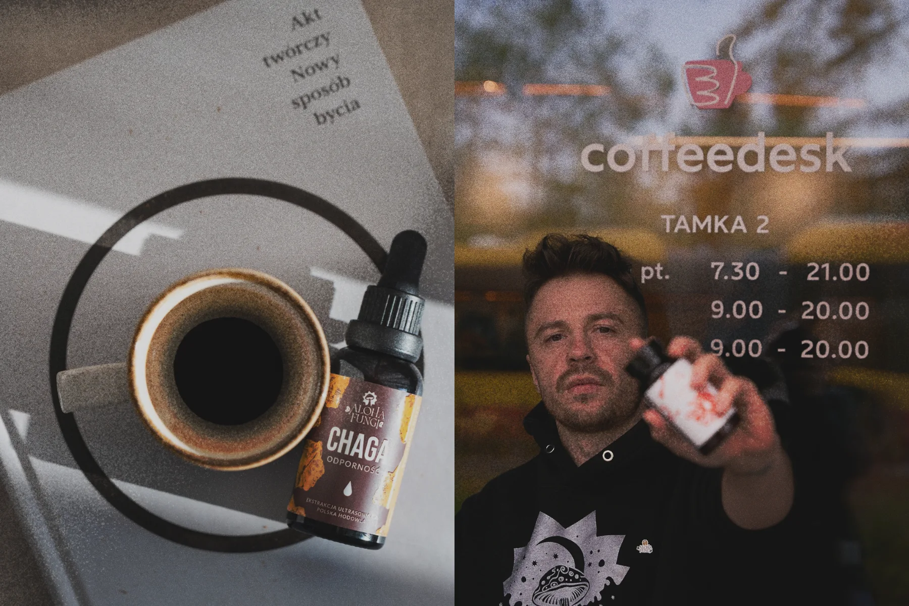 Kawa z grzybami funkcjonalnymi: trend, rynek i case Aloha Fungi × Coffeedesk