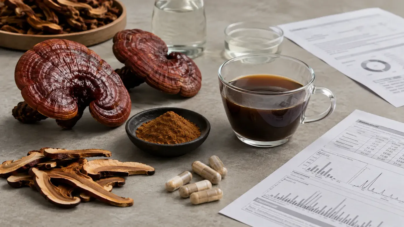 Zrozumienie form produktów Reishi to pierwszy krok przed przeczytaniem etykiety